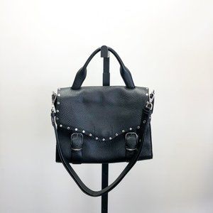 Rebecca Minkoff Black leather Biker Doctor satchel